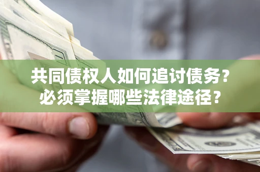 北京共同债权人如何追讨债务？必须掌握哪些法律途径？