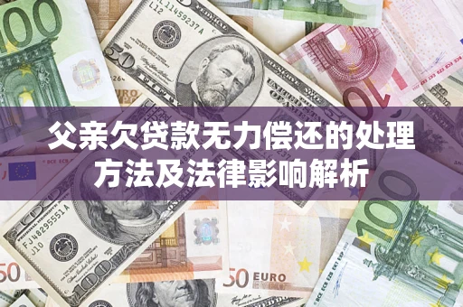 北京父亲欠贷款无力偿还的处理方法及法律影响解析