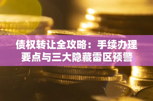 北京债权转让全攻略：手续办理要点与三大隐藏雷区预警