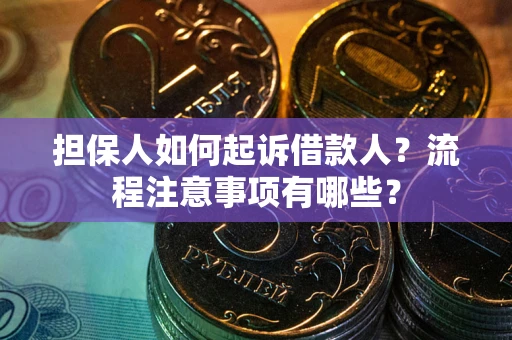 北京担保人如何起诉借款人？流程注意事项有哪些？